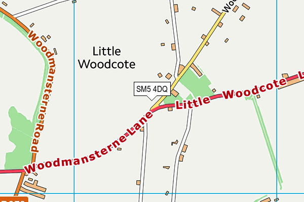 SM5 4DQ map - OS VectorMap District (Ordnance Survey) SM5 4DQ map - OS VectorMap District (Ordnance Survey)