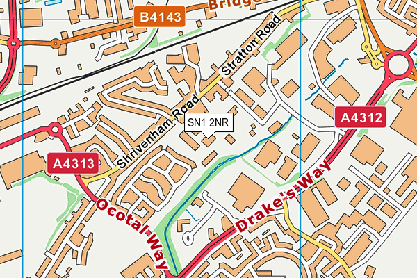 SN1 2NR map - OS VectorMap District (Ordnance Survey) SN1 2NR map - OS VectorMap District (Ordnance Survey)