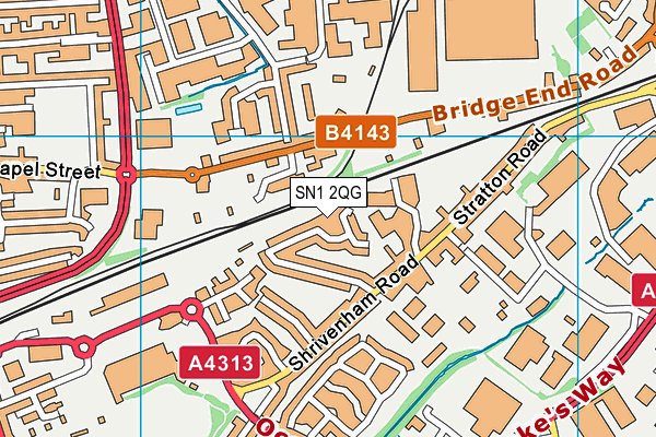 SN1 2QG map - OS VectorMap District (Ordnance Survey) SN1 2QG map - OS VectorMap District (Ordnance Survey)