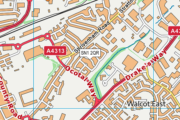 SN1 2QR map - OS VectorMap District (Ordnance Survey) SN1 2QR map - OS VectorMap District (Ordnance Survey)
