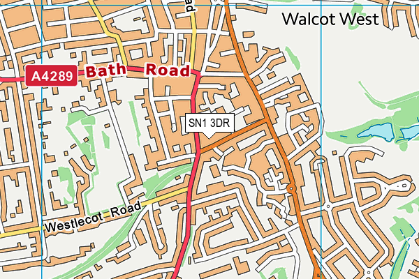 SN1 3DR map - OS VectorMap District (Ordnance Survey) SN1 3DR map - OS VectorMap District (Ordnance Survey)
