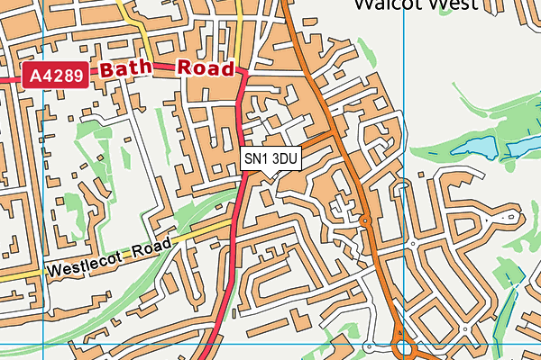 SN1 3DU map - OS VectorMap District (Ordnance Survey) SN1 3DU map - OS VectorMap District (Ordnance Survey)