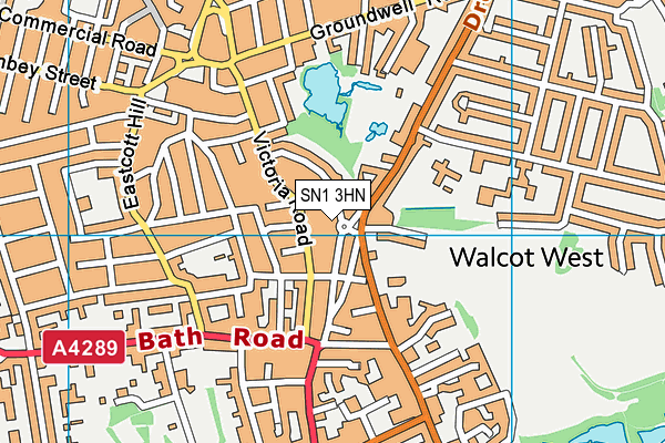 SN1 3HN map - OS VectorMap District (Ordnance Survey) SN1 3HN map - OS VectorMap District (Ordnance Survey)