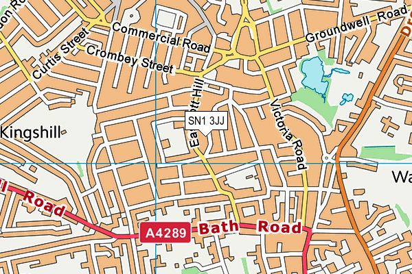 SN1 3JJ map - OS VectorMap District (Ordnance Survey) SN1 3JJ map - OS VectorMap District (Ordnance Survey)