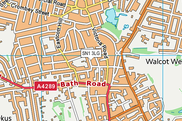SN1 3LG map - OS VectorMap District (Ordnance Survey) SN1 3LG map - OS VectorMap District (Ordnance Survey)