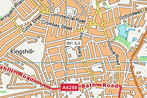 SN1 3LX map - OS VectorMap District (Ordnance Survey) SN1 3LX map - OS VectorMap District (Ordnance Survey)