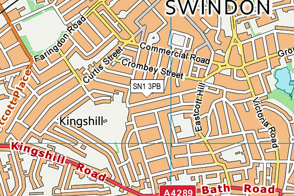 SN1 3PB map - OS VectorMap District (Ordnance Survey) SN1 3PB map - OS VectorMap District (Ordnance Survey)