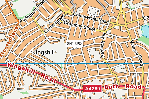 SN1 3PQ map - OS VectorMap District (Ordnance Survey) SN1 3PQ map - OS VectorMap District (Ordnance Survey)