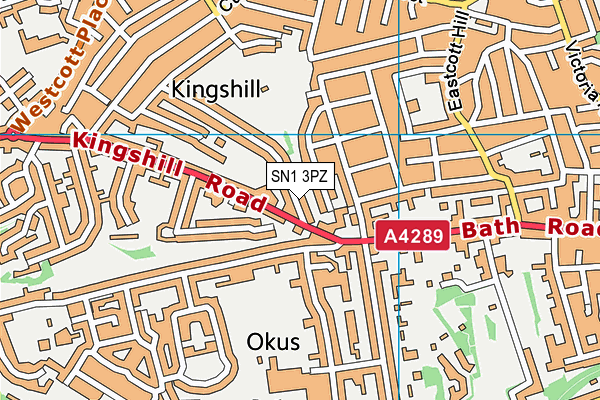 SN1 3PZ map - OS VectorMap District (Ordnance Survey) SN1 3PZ map - OS VectorMap District (Ordnance Survey)