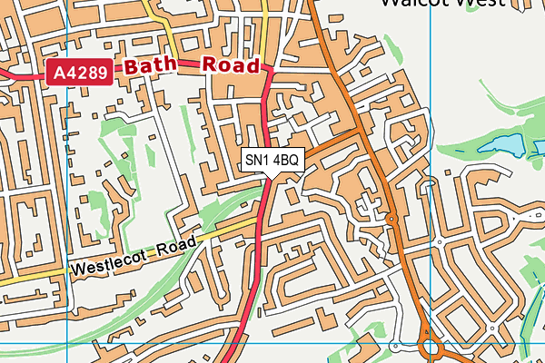 SN1 4BQ map - OS VectorMap District (Ordnance Survey) SN1 4BQ map - OS VectorMap District (Ordnance Survey)