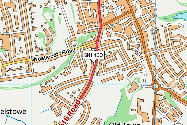 SN1 4DQ map - OS VectorMap District (Ordnance Survey) SN1 4DQ map - OS VectorMap District (Ordnance Survey)
