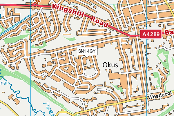 SN1 4GY map - OS VectorMap District (Ordnance Survey) SN1 4GY map - OS VectorMap District (Ordnance Survey)