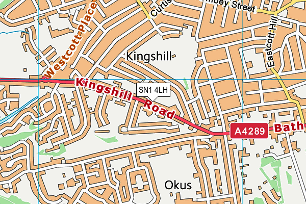 SN1 4LH map - OS VectorMap District (Ordnance Survey) SN1 4LH map - OS VectorMap District (Ordnance Survey)