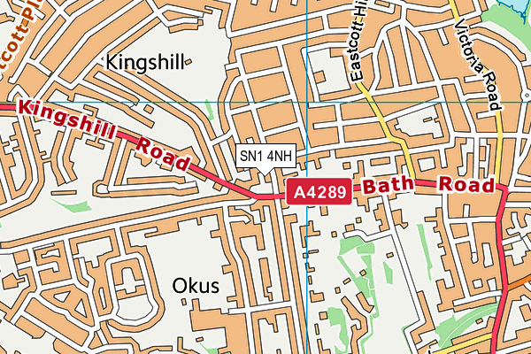 SN1 4NH map - OS VectorMap District (Ordnance Survey) SN1 4NH map - OS VectorMap District (Ordnance Survey)
