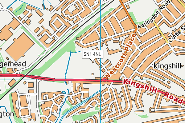 SN1 4NL map - OS VectorMap District (Ordnance Survey) SN1 4NL map - OS VectorMap District (Ordnance Survey)