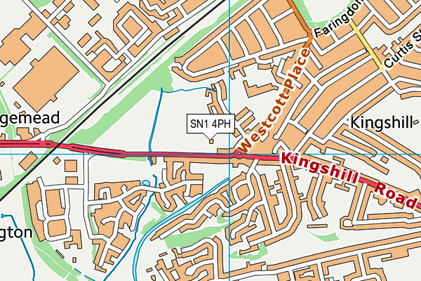 SN1 4PH map - OS VectorMap District (Ordnance Survey) SN1 4PH map - OS VectorMap District (Ordnance Survey)