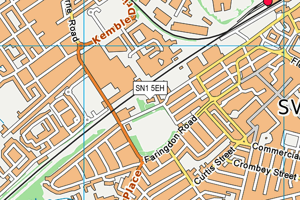 SN1 5EH map - OS VectorMap District (Ordnance Survey) SN1 5EH map - OS VectorMap District (Ordnance Survey)