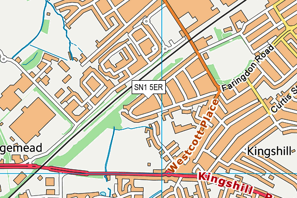 SN1 5ER map - OS VectorMap District (Ordnance Survey) SN1 5ER map - OS VectorMap District (Ordnance Survey)