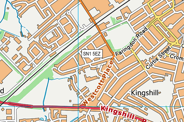 SN1 5EZ map - OS VectorMap District (Ordnance Survey) SN1 5EZ map - OS VectorMap District (Ordnance Survey)