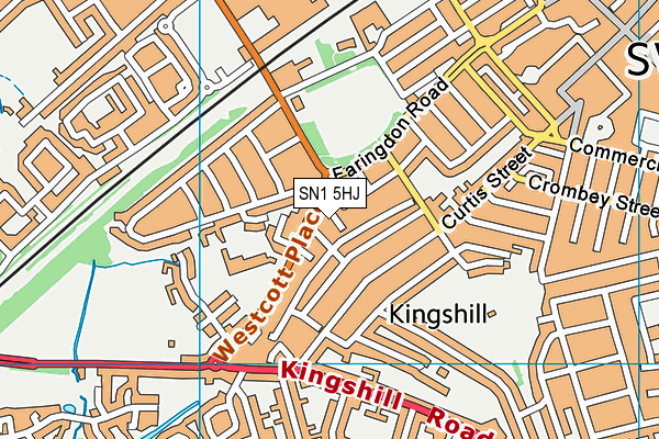 SN1 5HJ map - OS VectorMap District (Ordnance Survey) SN1 5HJ map - OS VectorMap District (Ordnance Survey)
