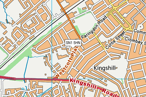 SN1 5HN map - OS VectorMap District (Ordnance Survey) SN1 5HN map - OS VectorMap District (Ordnance Survey)