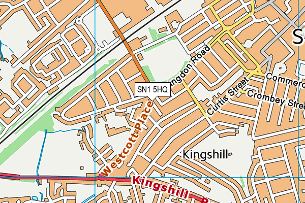 SN1 5HQ map - OS VectorMap District (Ordnance Survey) SN1 5HQ map - OS VectorMap District (Ordnance Survey)