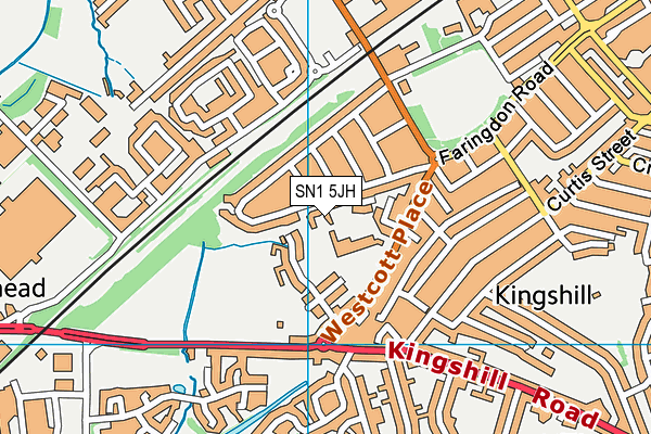 SN1 5JH map - OS VectorMap District (Ordnance Survey)