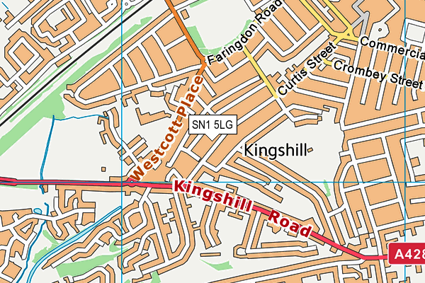 SN1 5LG map - OS VectorMap District (Ordnance Survey) SN1 5LG map - OS VectorMap District (Ordnance Survey)