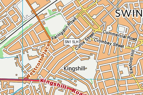 SN1 5LH map - OS VectorMap District (Ordnance Survey) SN1 5LH map - OS VectorMap District (Ordnance Survey)