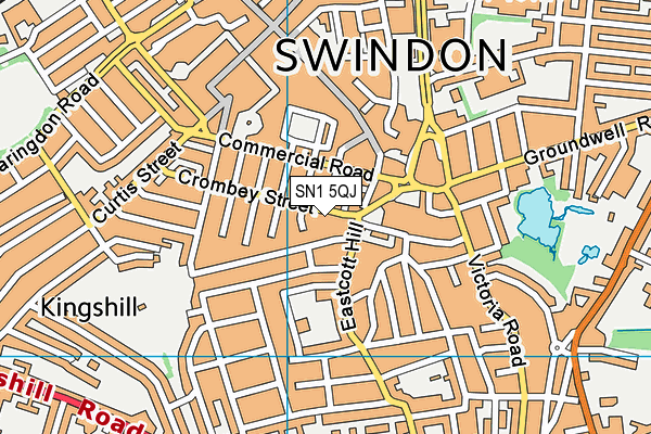 SN1 5QJ map - OS VectorMap District (Ordnance Survey) SN1 5QJ map - OS VectorMap District (Ordnance Survey)