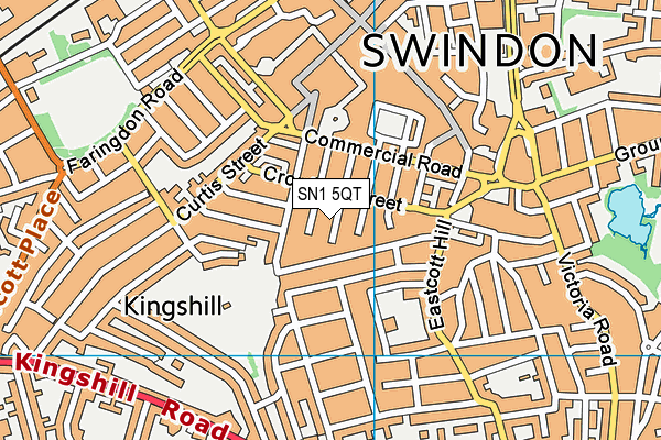 SN1 5QT map - OS VectorMap District (Ordnance Survey) SN1 5QT map - OS VectorMap District (Ordnance Survey)