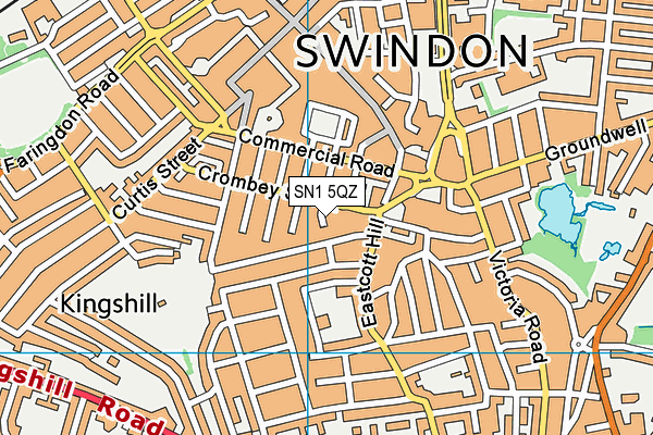 SN1 5QZ map - OS VectorMap District (Ordnance Survey) SN1 5QZ map - OS VectorMap District (Ordnance Survey)