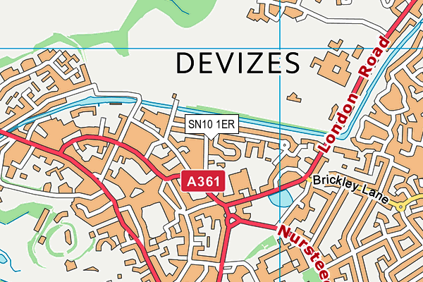 SN10 1ER map - OS VectorMap District (Ordnance Survey) SN10 1ER map - OS VectorMap District (Ordnance Survey)