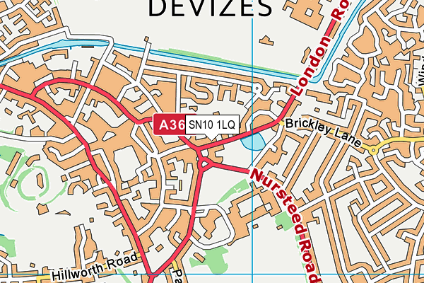 SN10 1LQ map - OS VectorMap District (Ordnance Survey)
