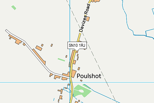SN10 1RJ map - OS VectorMap District (Ordnance Survey) SN10 1RJ map - OS VectorMap District (Ordnance Survey)
