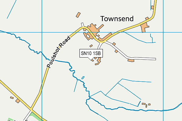 SN10 1SB map - OS VectorMap District (Ordnance Survey) SN10 1SB map - OS VectorMap District (Ordnance Survey)