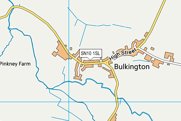 SN10 1SL map - OS VectorMap District (Ordnance Survey) SN10 1SL map - OS VectorMap District (Ordnance Survey)