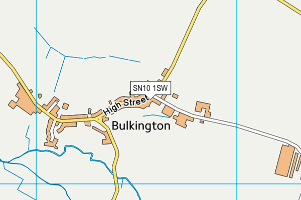 SN10 1SW map - OS VectorMap District (Ordnance Survey)