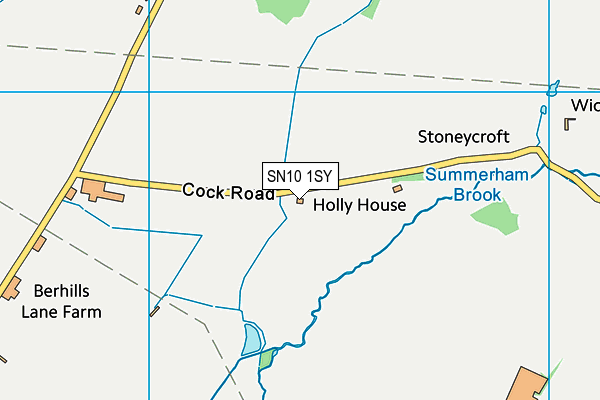 SN10 1SY map - OS VectorMap District (Ordnance Survey)
