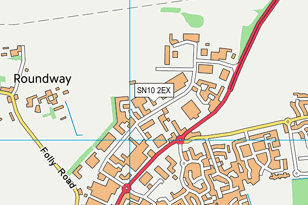 SN10 2EX map - OS VectorMap District (Ordnance Survey) SN10 2EX map - OS VectorMap District (Ordnance Survey)