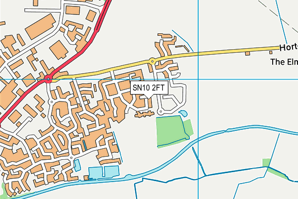 SN10 2FT map - OS VectorMap District (Ordnance Survey) SN10 2FT map - OS VectorMap District (Ordnance Survey)