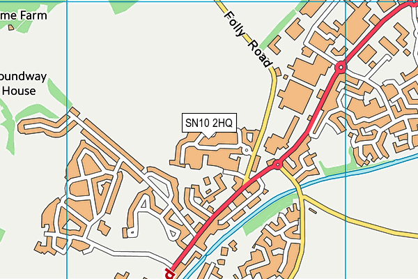 SN10 2HQ map - OS VectorMap District (Ordnance Survey) SN10 2HQ map - OS VectorMap District (Ordnance Survey)