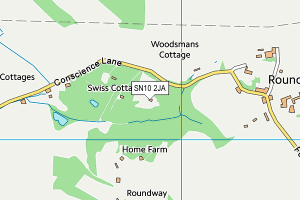 SN10 2JA map - OS VectorMap District (Ordnance Survey) SN10 2JA map - OS VectorMap District (Ordnance Survey)