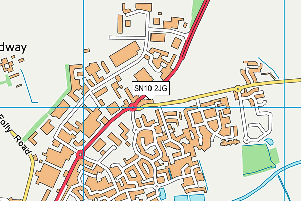 SN10 2JG map - OS VectorMap District (Ordnance Survey) SN10 2JG map - OS VectorMap District (Ordnance Survey)