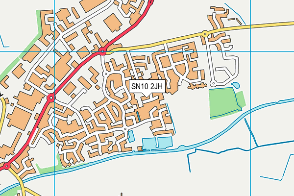 SN10 2JH map - OS VectorMap District (Ordnance Survey) SN10 2JH map - OS VectorMap District (Ordnance Survey)
