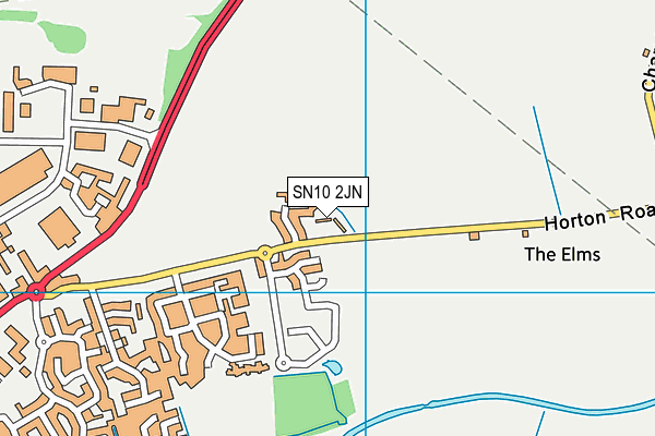 SN10 2JN map - OS VectorMap District (Ordnance Survey) SN10 2JN map - OS VectorMap District (Ordnance Survey)