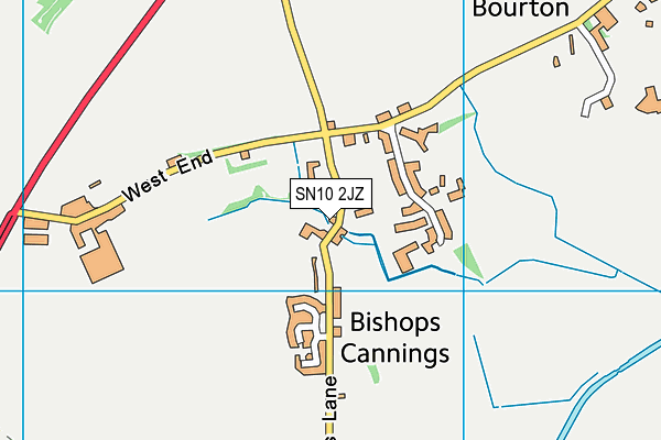 SN10 2JZ map - OS VectorMap District (Ordnance Survey) SN10 2JZ map - OS VectorMap District (Ordnance Survey)