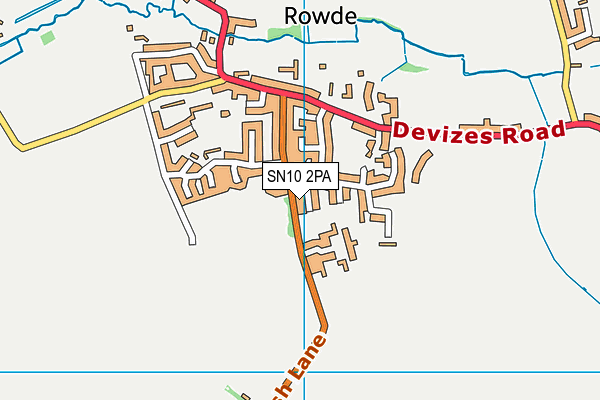 SN10 2PA map - OS VectorMap District (Ordnance Survey) SN10 2PA map - OS VectorMap District (Ordnance Survey)