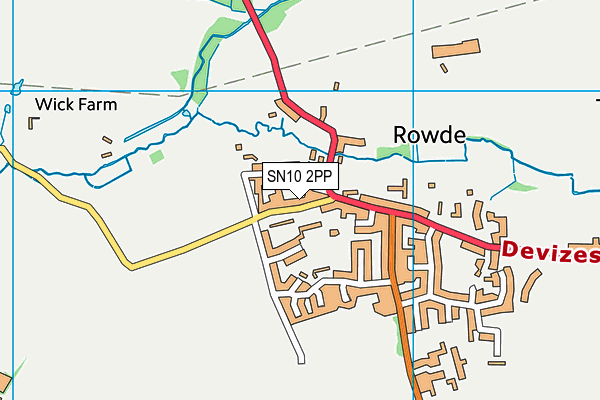 SN10 2PP map - OS VectorMap District (Ordnance Survey) SN10 2PP map - OS VectorMap District (Ordnance Survey)