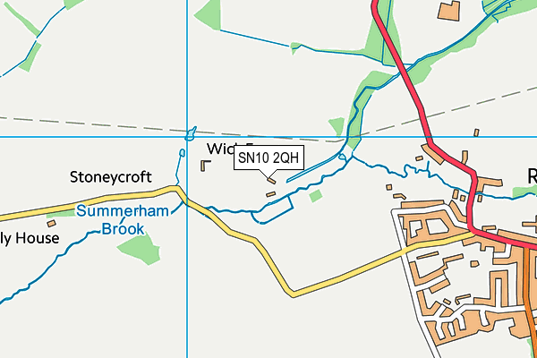 SN10 2QH map - OS VectorMap District (Ordnance Survey)